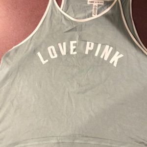 Light green top from Pink